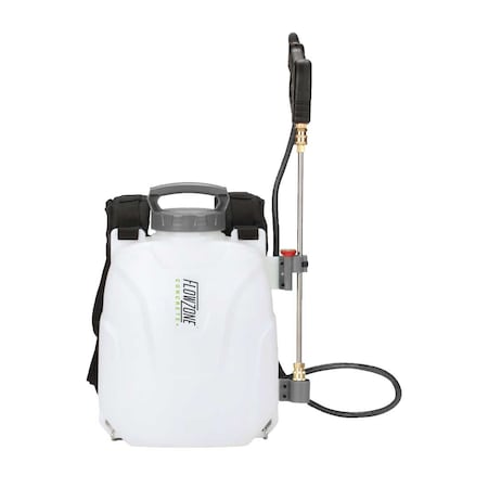 Flowzone 2.5-Gallon Backpack Plastic, 5-ft. L Hose, 60 psi Max FZVACD-2.5